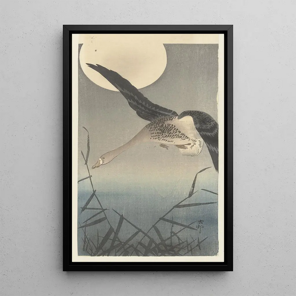 Oie - Ohara Koson — ingelijst kunstwerk aan de muur