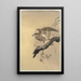 Faucon - Ohara Koson — ingelijst kunstwerk aan de muur