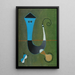 Composition - Ole Kandelin — framed artwork on a wall