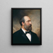 James Garfield - Ole Peter Hansen Balling — ingelijst kunstwerk aan de muur