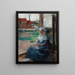 Vrouw uit Bretagne - Olga Boznańska — ingelijst kunstwerk aan de muur