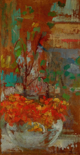 Olga Boznanska - Composition with Nasturtiums.webp