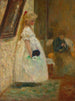Moederdag - Olga Boznańska — weergave van het kunstwerk