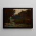 Landschapschilderij - Olga Boznańska — ingelijst kunstwerk aan de muur