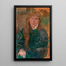 Natalie Barney - Olga Boznańska — framed artwork on a wall
