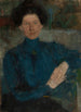 Portret van Maria Koniewska-Kalinowska 1875-1968 schilder - Olga Boznańska — weergave van het kunstwerk