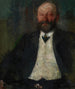 Portret van de vader van de kunstenaar Adam Nowina Boznański - Olga Boznańska — weergave van het kunstwerk