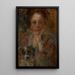 Portret van Helena Zieliska - Olga Boznańska — ingelijst kunstwerk aan de muur