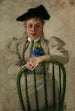 Portret van Irena Zbigniewicz née Serda - Olga Boznańska — weergave van het kunstwerk