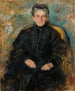 portret van Jadwiga Sapieżyna en Sanguszko - Olga Boznańska — weergave van het kunstwerk