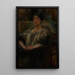 Portret van Julia Ginzberg - Olga Boznańska — ingelijst kunstwerk aan de muur