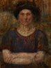 Portret van mevrouw Bankiewicz - Olga Boznańska — weergave van het kunstwerk