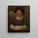 Portret van mevrouw Bankiewicz - Olga Boznańska — ingelijst kunstwerk aan de muur