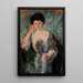 Portret van mevrouw Horain - Olga Boznańska — ingelijst kunstwerk aan de muur