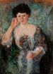 Portret van mevrouw Horain - Olga Boznańska — weergave van het kunstwerk