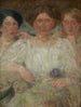 portret van drie zussen - Olga Boznańska — weergave van het kunstwerk