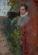 Portrait d'une femme - Olga Boznańska — weergave van het kunstwerk