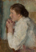 Portrait d'une dame de profil - Olga Boznańska — weergave van het kunstwerk