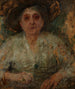 Portret van een oude dame - Olga Boznańska — weergave van het kunstwerk
