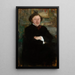 Portret van de pianist Professor Antoni Dieth - Olga Boznańska — ingelijst kunstwerk aan de muur