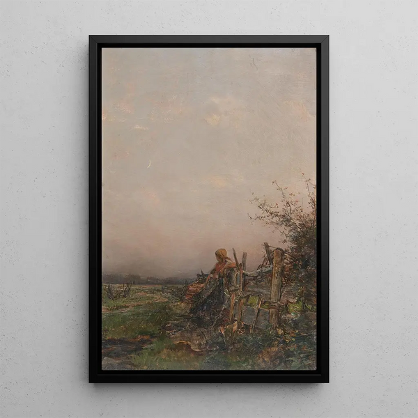 Crepuscule - Olga Wisinger-Florian — ingelijst kunstwerk aan de muur