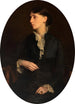 Portret van Fidelia Bridges - Oliver Ingraham Lay — weergave van het kunstwerk