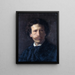 Zelfportret - Oliver Ingraham Lay — ingelijst kunstwerk aan de muur
