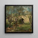 Olive Trees near Genoa - Gustav Schnäleber — framed artwork on a wall