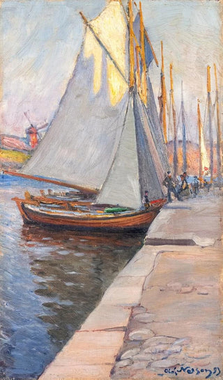 Olof SagerNelson - The Harbour at Marstrand.webp
