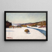 Winterlandschap - Olof Sager-Nelson — ingelijst kunstwerk aan de muur