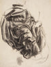Studie van de Drapeerster - Oluf Hartmann — weergave van het kunstwerk