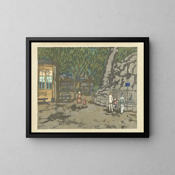Zoo de Ueno - Onchi Kōshirō — framed artwork on a wall