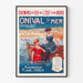 Onival-sur-Mer | vintage affiche — ingelijst kunstwerk aan de muur