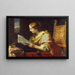 Sint Catharina van Alexandrië - Onorio Marinari — ingelijst kunstwerk aan de muur
