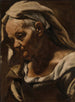 Hoofd van een oude vrouw - Orazio Borgianni — weergave van het kunstwerk
