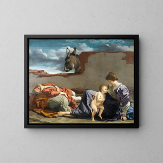 Orazio Gentileschi - Rest On The Flight Into Egypt.webp