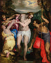 Het doopsel van Christus - Orazio Samacchini — weergave van het kunstwerk