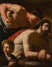 Hier is de man - Orazio de Ferrari — weergave van het kunstwerk