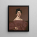Portret van Eliza C. Ayres - Orlando Hand Bears — ingelijst kunstwerk aan de muur