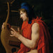 van Orpheus en Eurydice's graf - Johann Peter Krafft — weergave van het kunstwerk