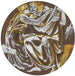 van Orpheus en Eurydice verenigd - Sir Edward Coley Burne-Jones — gepresenteerd in een interieur