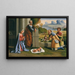 L'Aanbidding der herders - Ortolano — ingelijst kunstwerk aan de muur