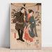 Reproductie van het schilderij Osayo en Genta - Utagawa Kuniyoshi
