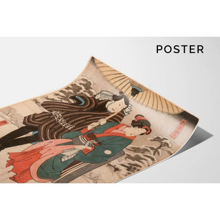 Osayo et Genta - Utagawa Kuniyoshi | Reproduction Tableau Décoration murale affiche copie