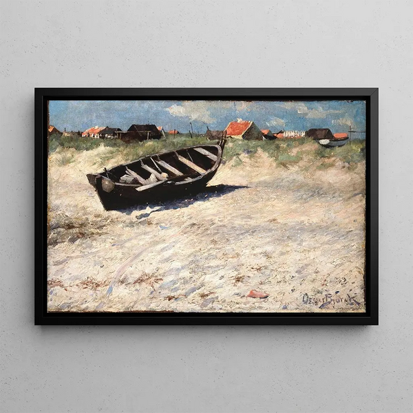 Oscar Bjrck - Boat at Skagens South Beach.webp