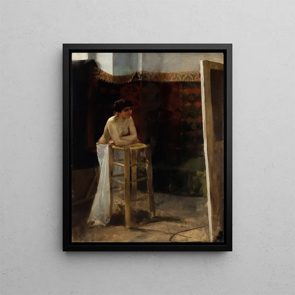 Oscar Bjrck - Female model in a studio.webp