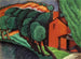 Nacht met licht - Oscar Bluemner — weergave van het kunstwerk