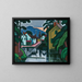 Oud kanaalport - Oscar Bluemner — ingelijst kunstwerk aan de muur