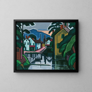 Oscar Bluemner - Old Canal Port.webp