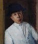 Portret van een dame - Oscar Ghiglia — weergave van het kunstwerk